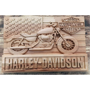 Drevorezba Harley davidson