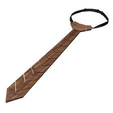 Drevená kravata z orechového dreva