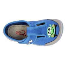 BAREFOOT Detské papuče prezuvky modré