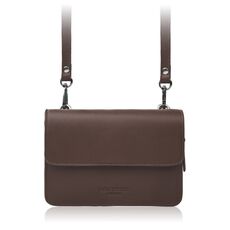 Hnedá dámska kožená crossbody kabelka 2v1 Paolo Peruzzi AY-21-BR