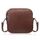 Hnedá malá dámska kožená crossbody kabelka Paolo Peruzzi AY-24-BR