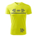 Pánske športové tričko žlté vzor Čičmany