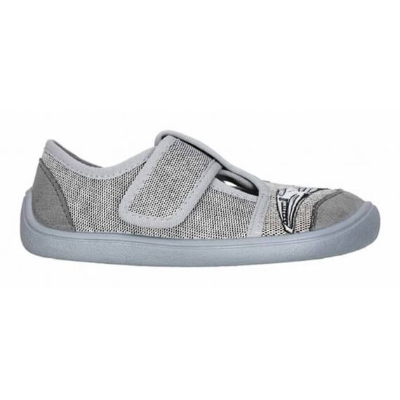 BAREFOOT Detské papuče sivé
