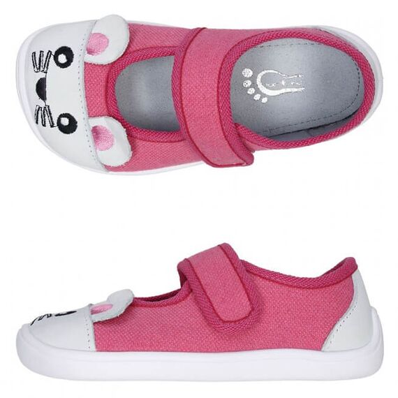 Detské papuče barefoot ružové CAT