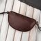 Dámska hnedá kožená ľadvinka Paolo Peruzzi SL-05-BR crossbody
