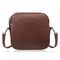 Hnedá malá dámska kožená crossbody kabelka Paolo Peruzzi AY-24-BR