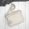 Béžová dámska kožená crossbody kabelka do mesta Paolo Peruzzi AY-22-BG