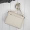 Béžová dámska kožená crossbody kabelka do mesta Paolo Peruzzi AY-22-BG