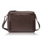 Hnedá dámska kožená crossbody kabelka do mesta Paolo Peruzzi AY-22-BRS
