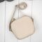Malá béžová dámska kožená crossbody kabelka Paolo Peruzzi AY-25-BG