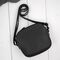 Čierna malá dámska kožená crossbody kabelka Paolo Peruzzi AY-25-BL