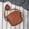 Koňaková dámska malá kožená crossbody kabelka Paolo Peruzzi AY-25-CG