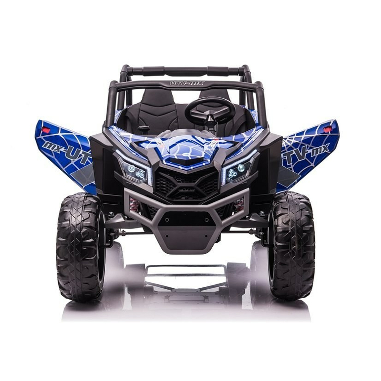 Detské elektrické auto Buggy UTV-MX 4x4 LCD MP4 modré